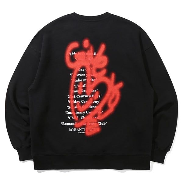 GIVE LOVE SWEAT SHIRT_BLACK