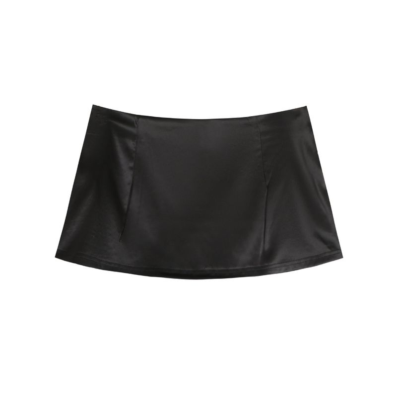 Tessa Rhinestone Satin Skirt