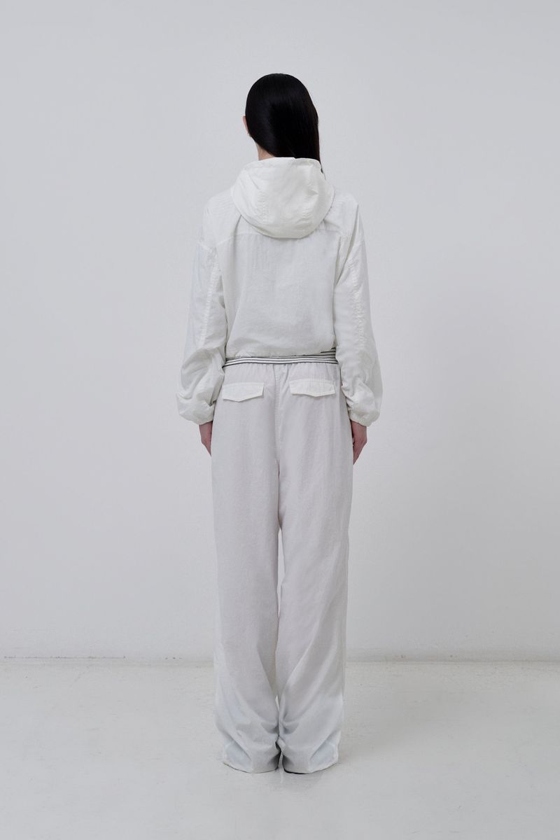 KIRSH プレーンインクシジョンウーブンウインドブレーカー [WHITE]