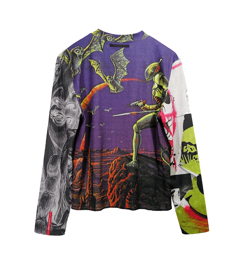 SPACE BOOKS reversible long sleeve