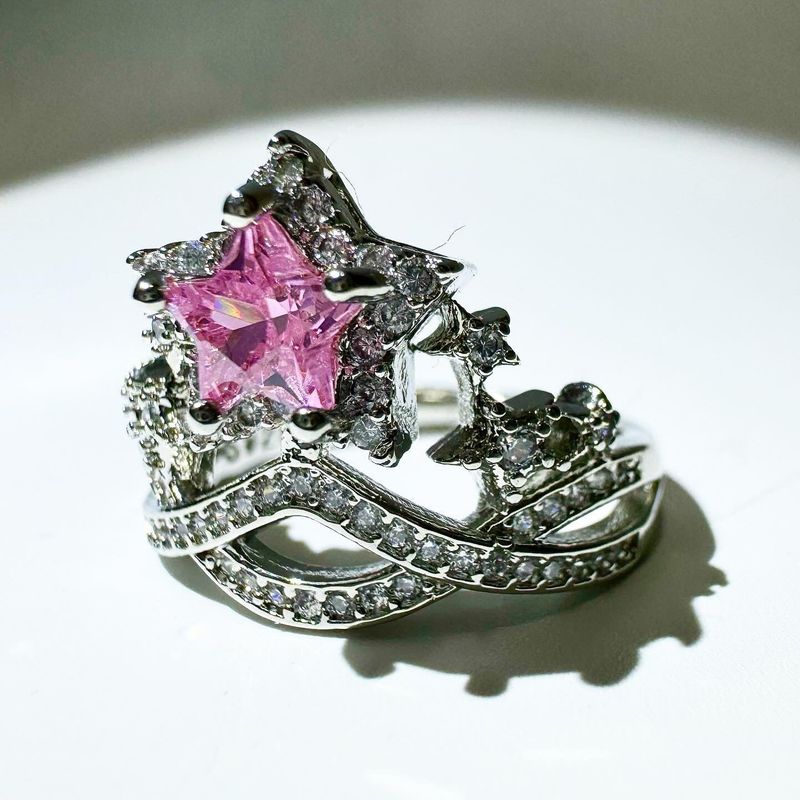 [Red Velvet Wendy] Big star crown ring (2color)