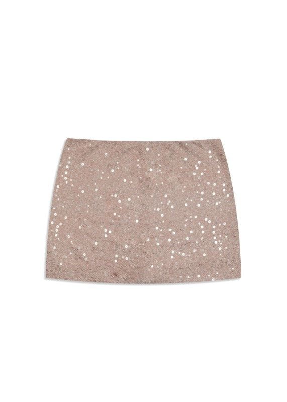 SPARKLE MINI SKIRT(PINK)
