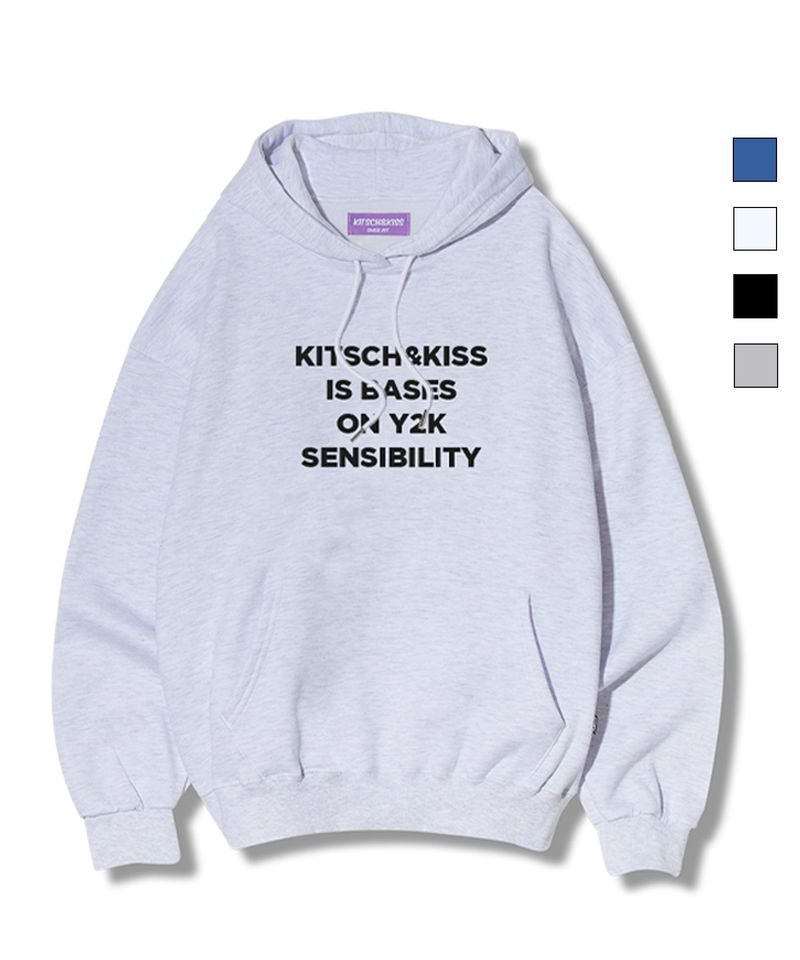 kitsch&kiss(キッチアンドキス)の「BOLD SENSIBILITY over fit hoodie(SKOKNK-039)(Tops)」