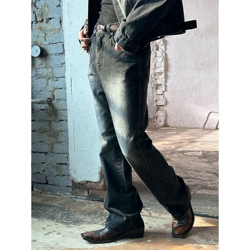  [S/S] Curve flare denim pants(2color)