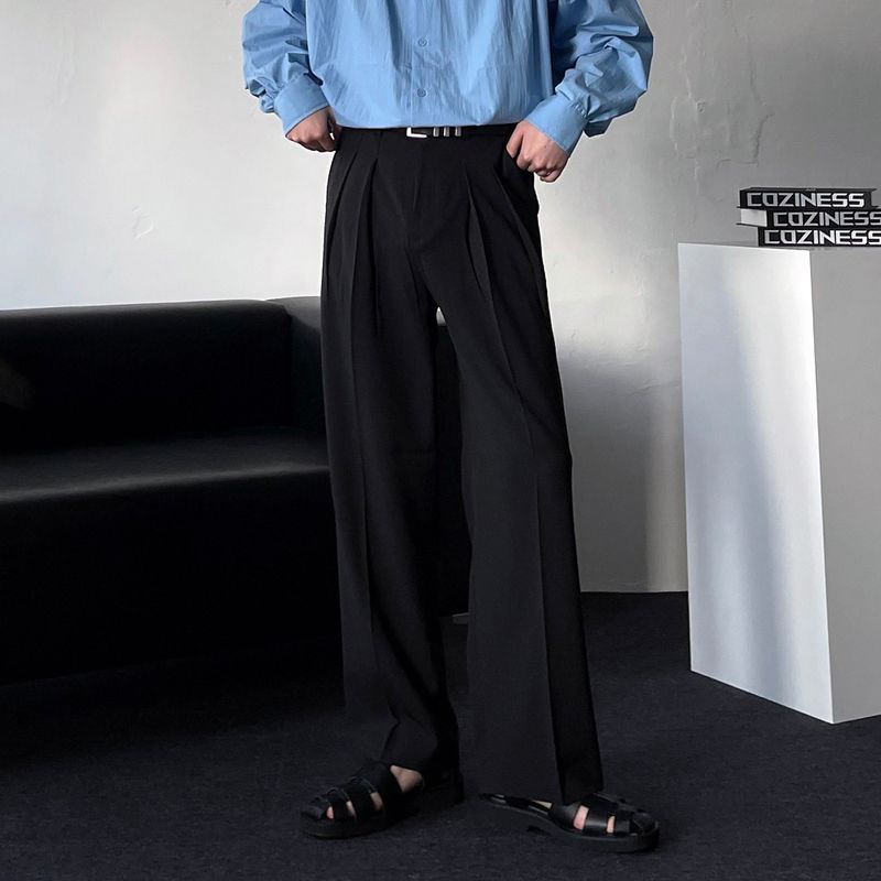 RG reverse two-tuck volume slacks (4 colors)