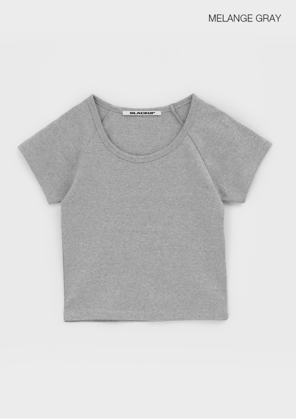 [B-BASIC] Standard Nagrang U-neck Short Sleeve T-shirt (2SIZE)