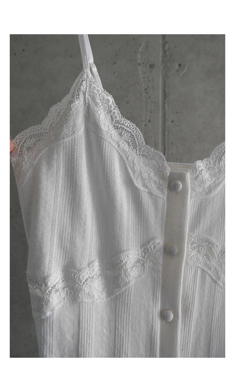 bean lace sleeveless (2C)