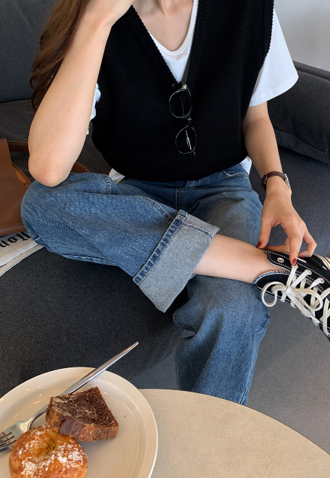 [Lè made/7,000 Sold] ルメイド ベーシック Vネック ベスト