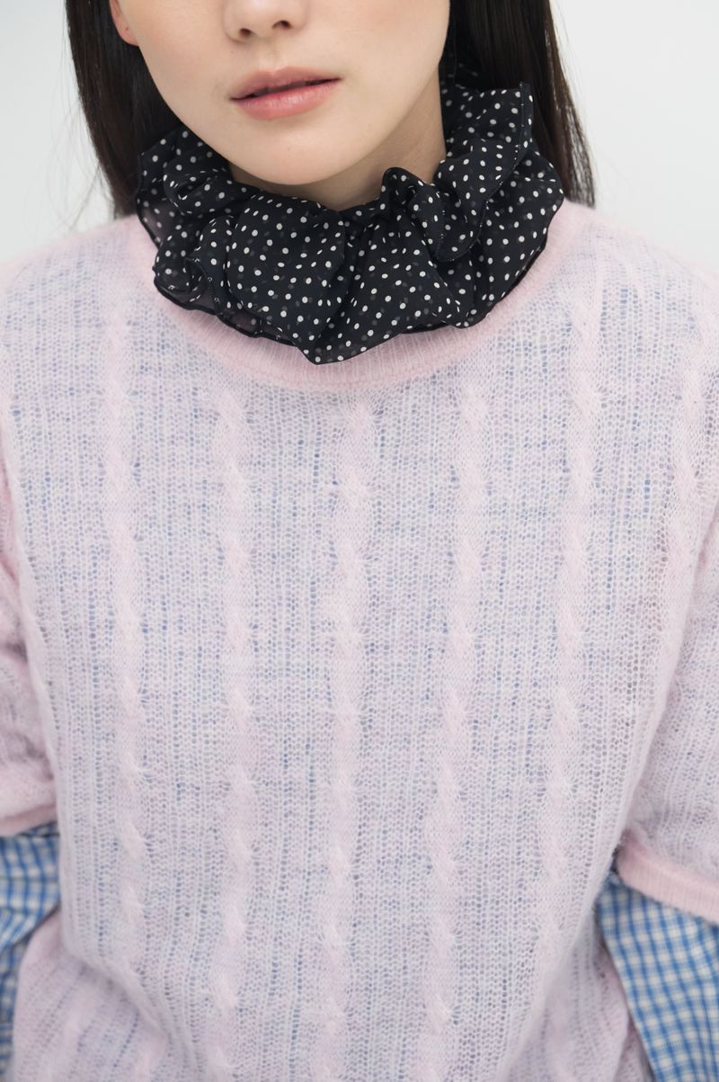 Petit Dot Nut Scarf_5colors