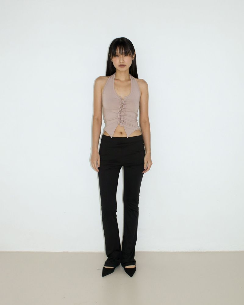 [MADE] Knotted Halter-neck Top 003