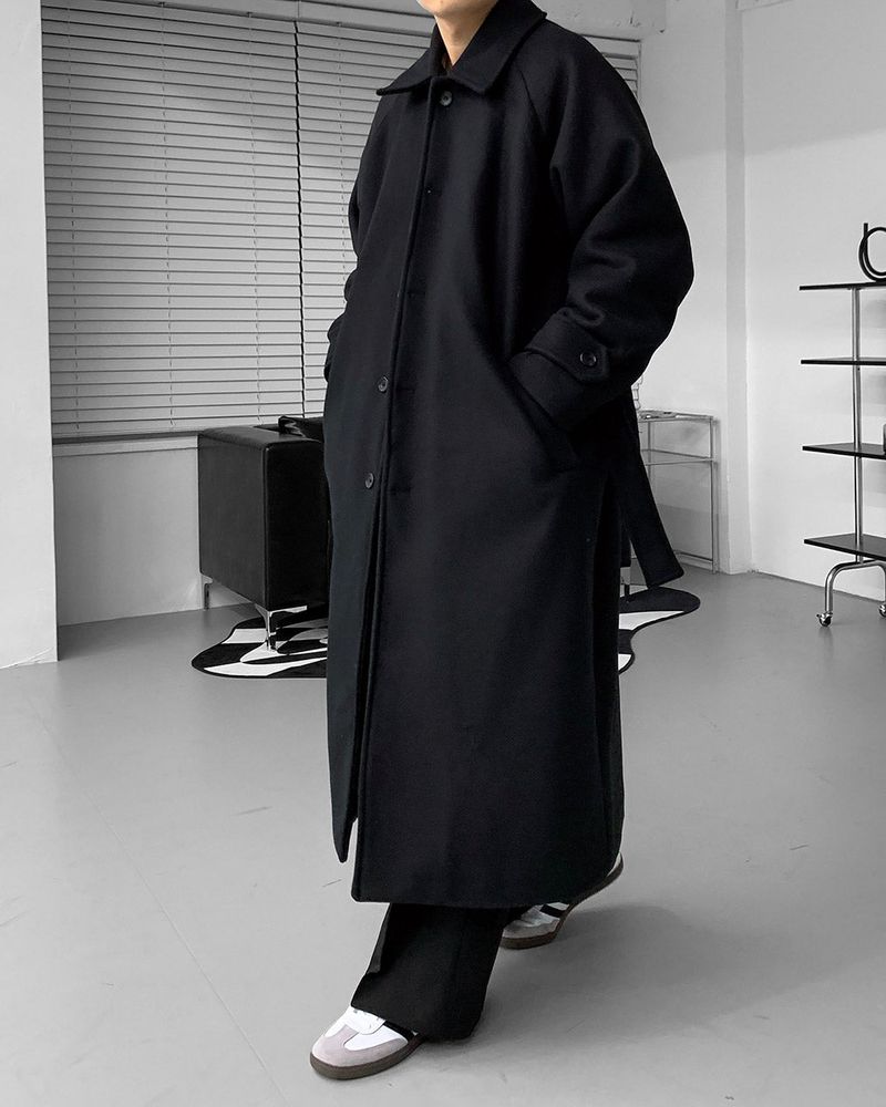 SK Maison Wool Mac Coat (2 colors)