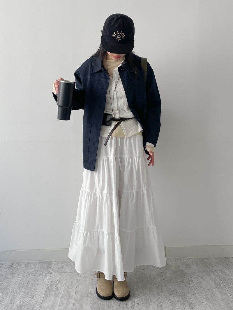 Betty Cotton Work Half Jacket