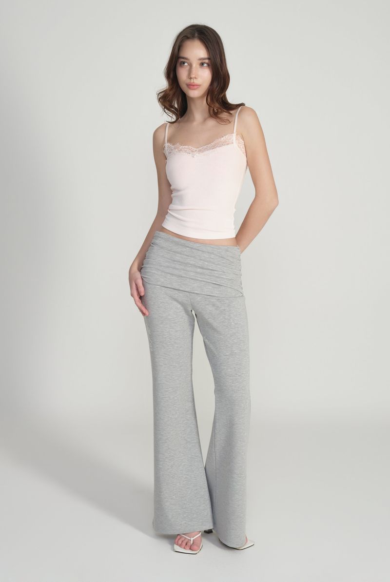 Kleesier（クリーシーア）の「Lina Folding Flare Pants, Gray（Pants）」