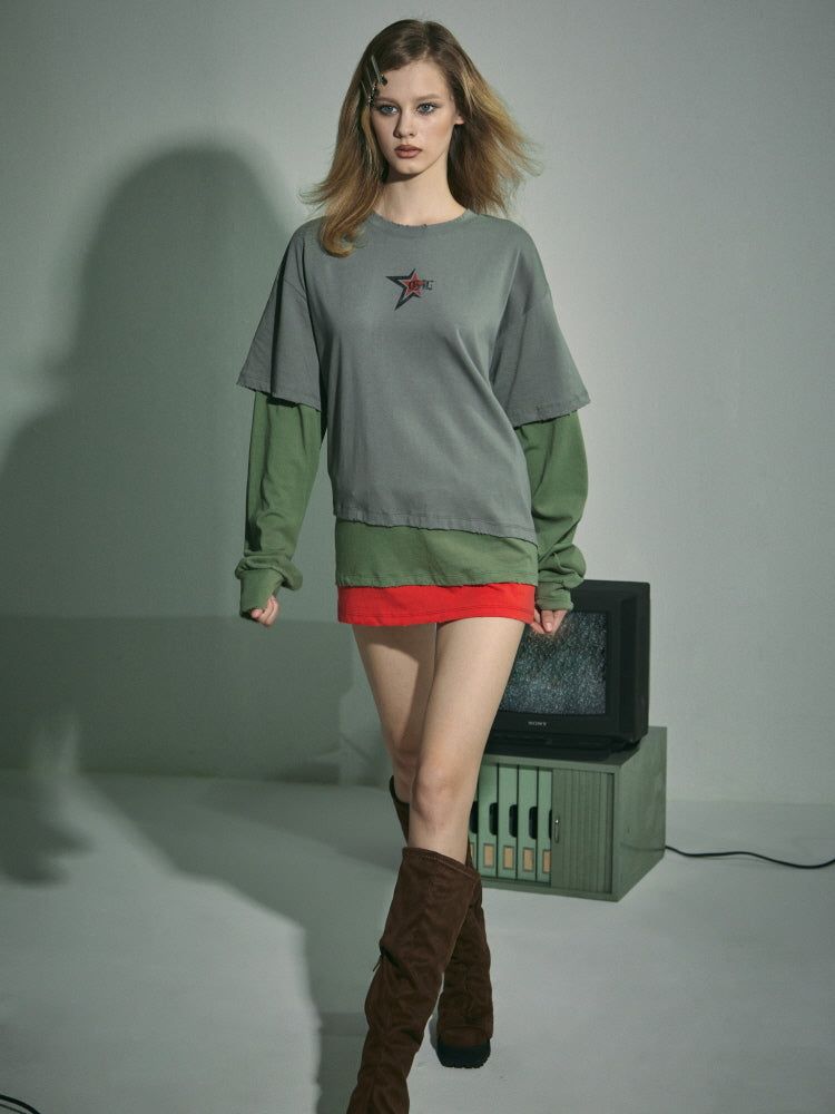 DAMAGE LAYERED T