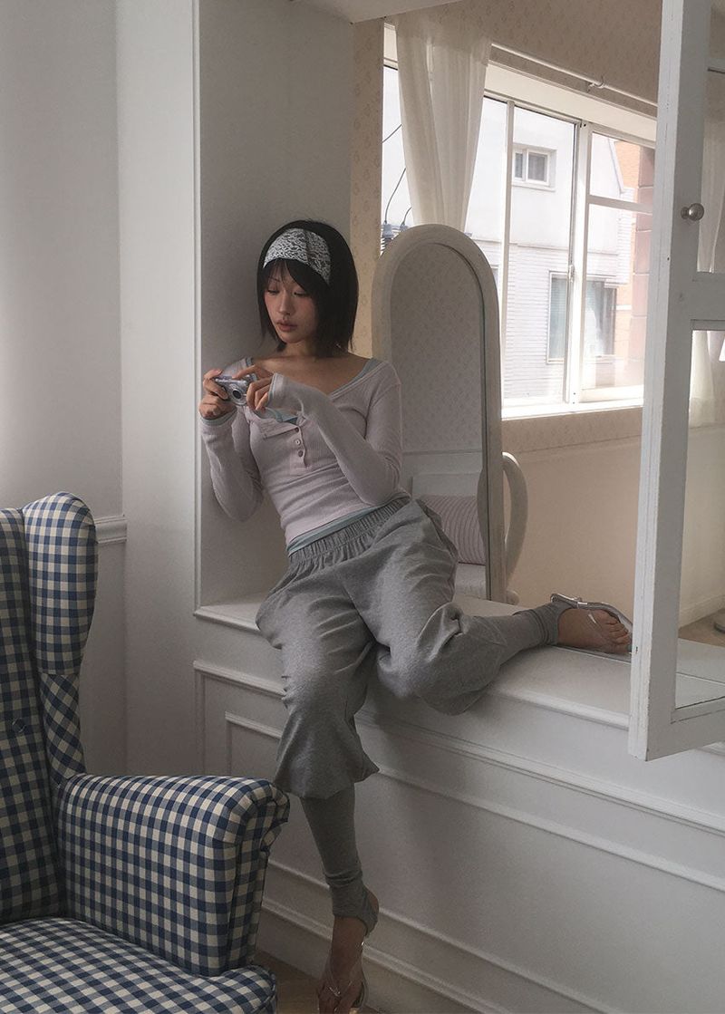 WARMER JOGGER CAPRI PANTS (2color)