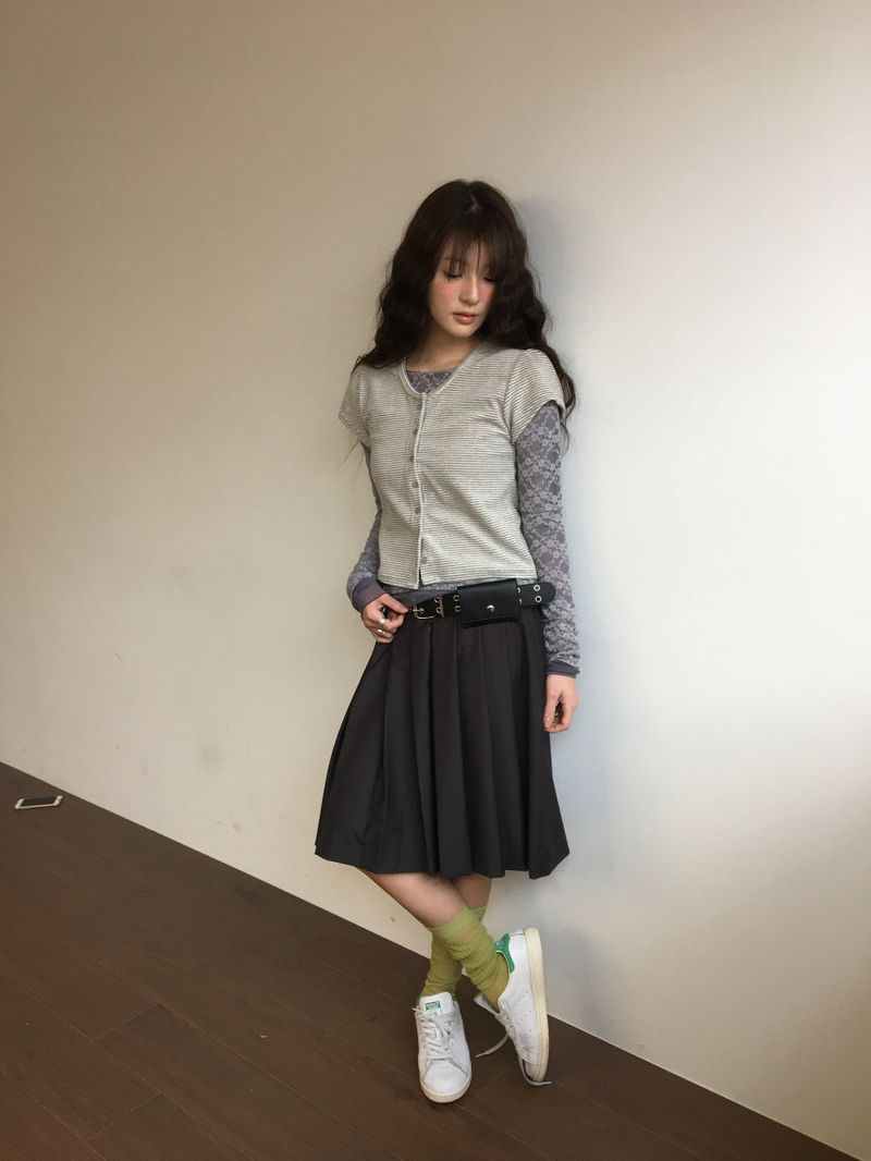 Ruben See-Through Knee Socks (2color)