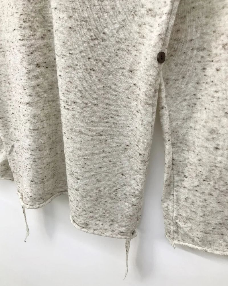 Ripi Side Button Knit+Scarf (4color)