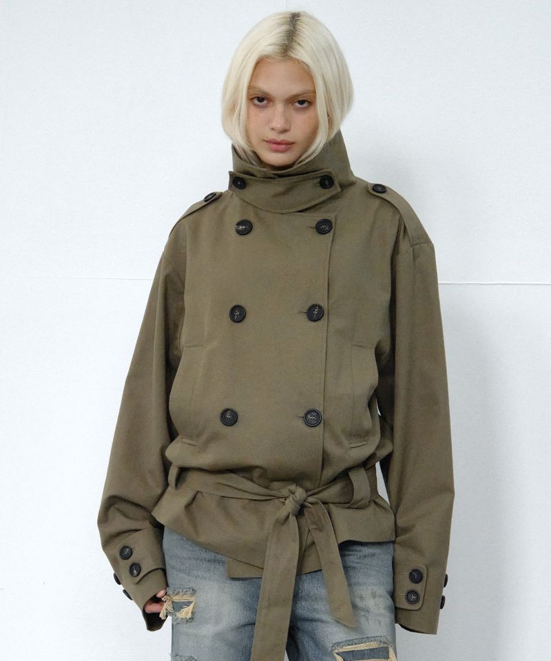 SH トレンチコート (khaki)