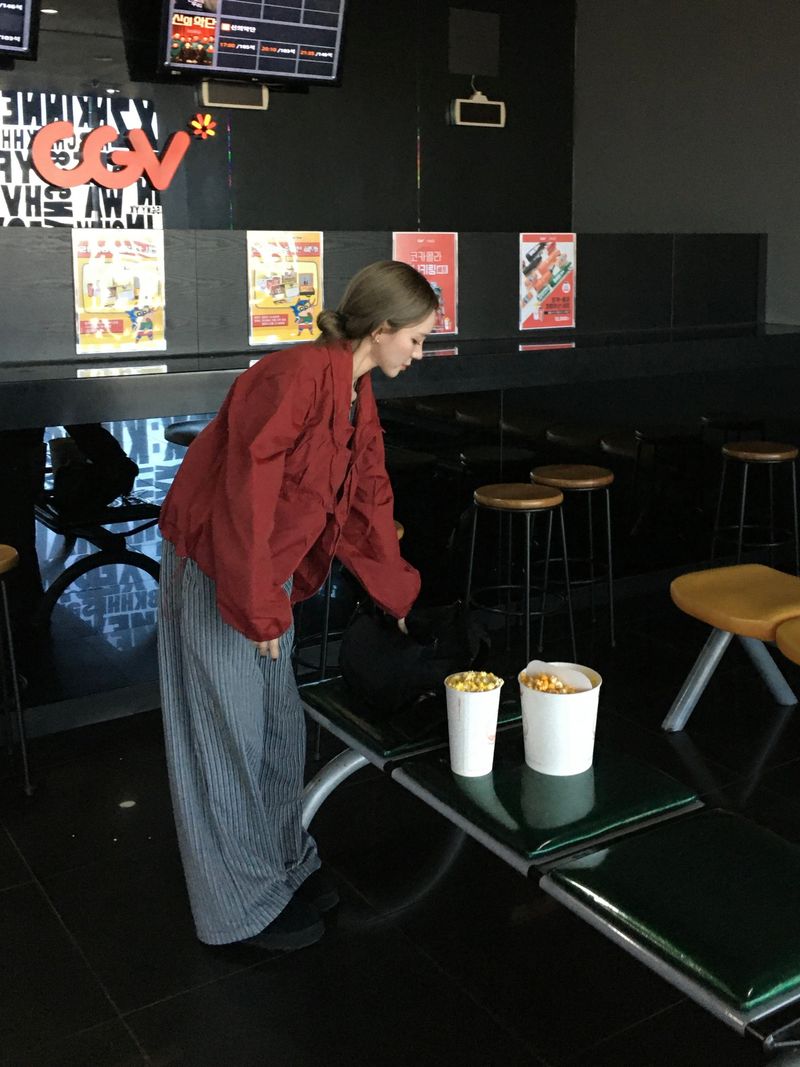 Sand Stripe Easy Banding Pants (3c)