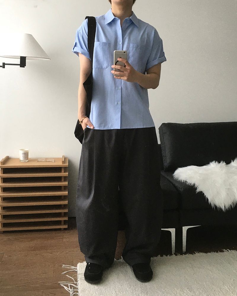 Seville Curved Cotton Pants