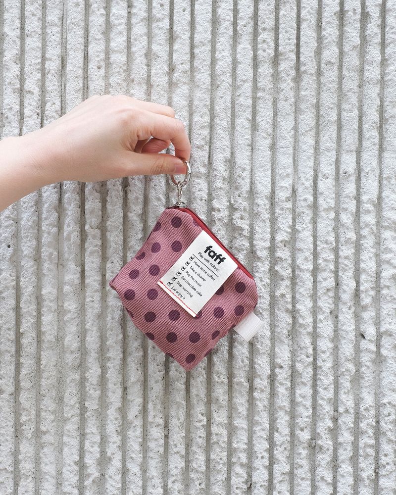 faff Pouch mini Dot Pink