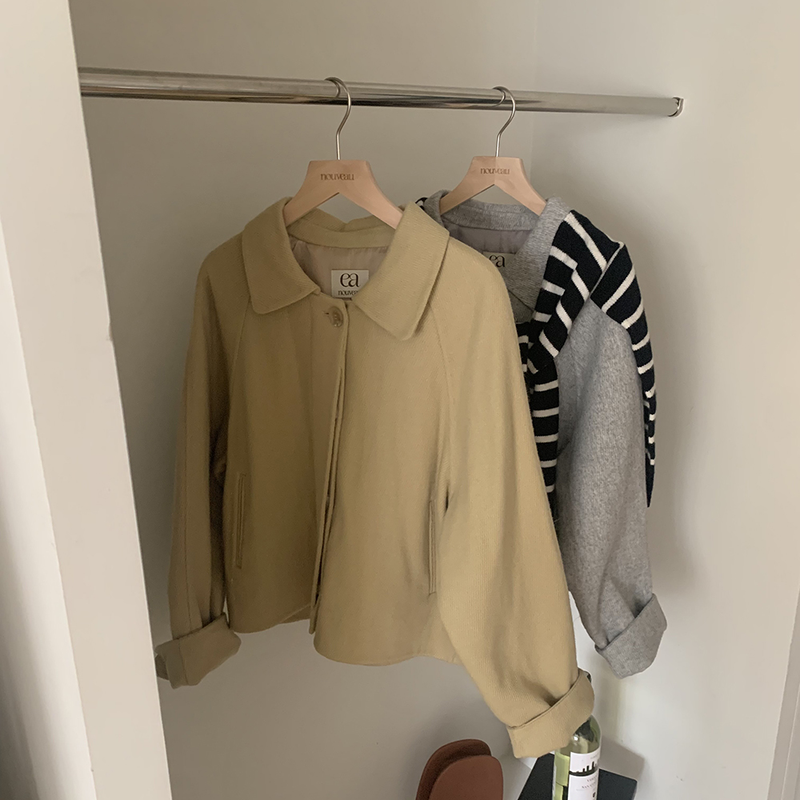 realyellow（リアルイエロー）の「[NOUVEAU] ショートハンドメイドコート（ジャケット/アウター）」
