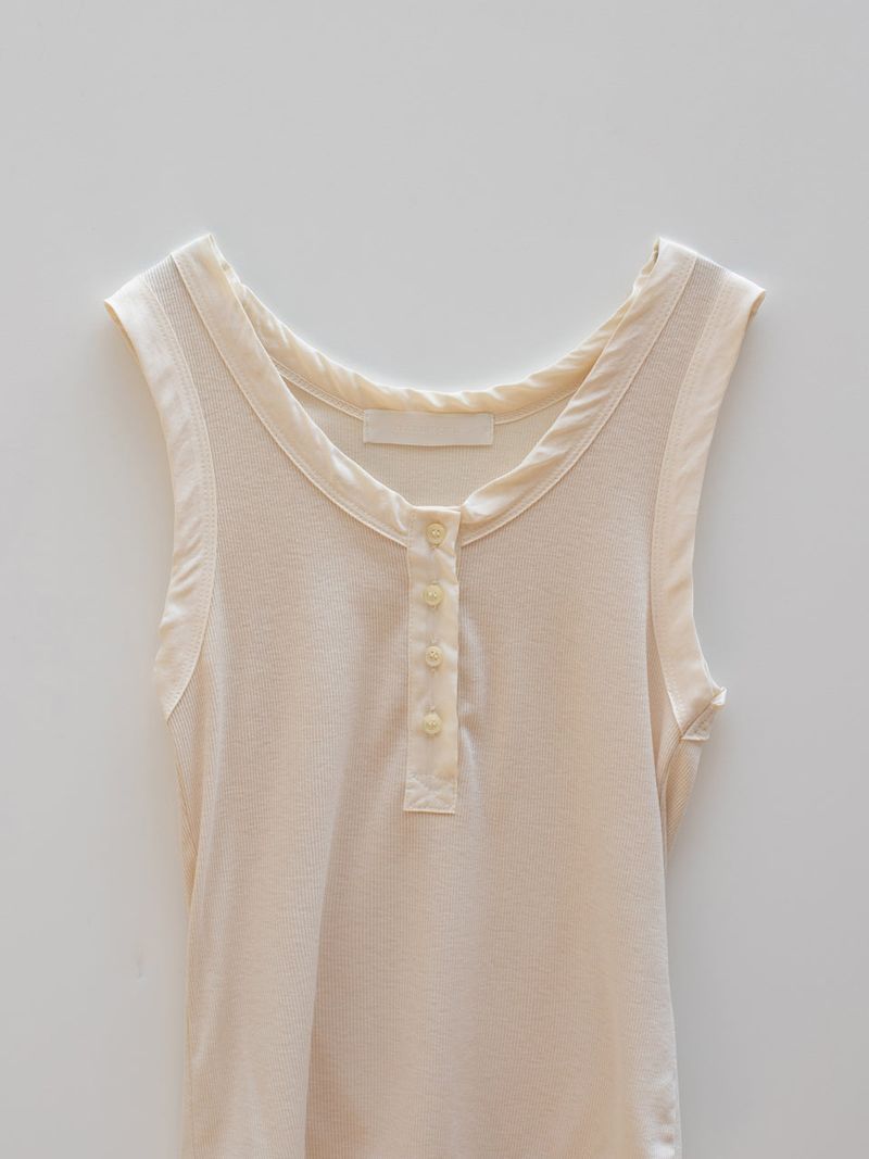 Botton sleeveless (Beige)