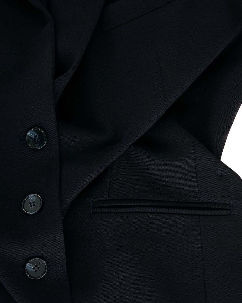 DOZI - Pinched Tailored Jacket _ Dark Navy