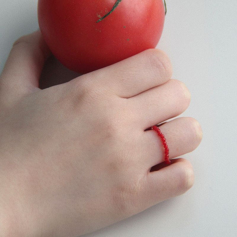 [CCNMADE] Crystal DoongGool Ring (8color)