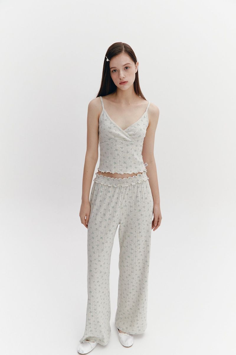 Wave Frill Pants Oatmeal