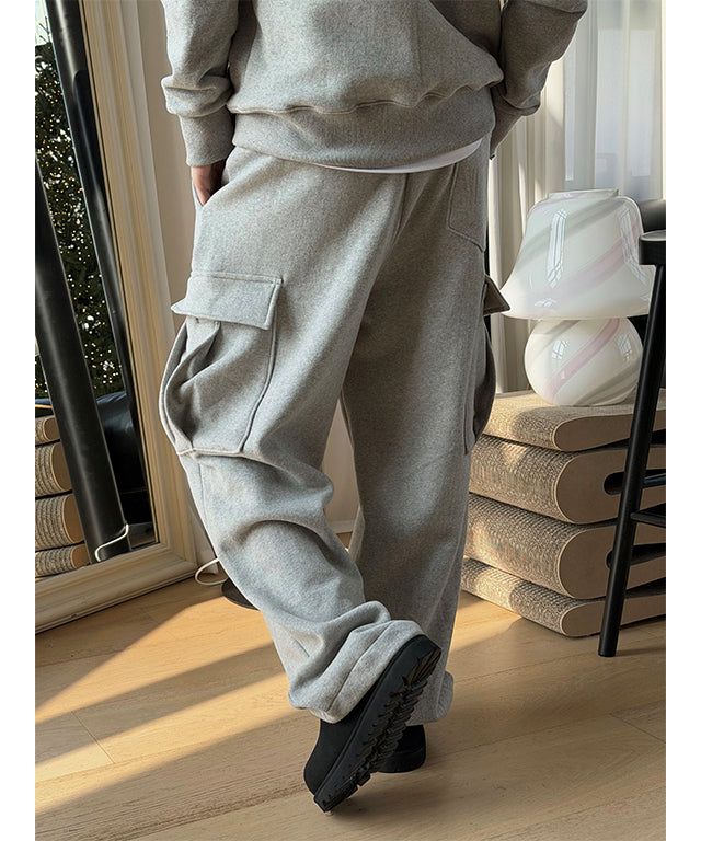 [SET UP가능] Warm cargo training pants(2color)