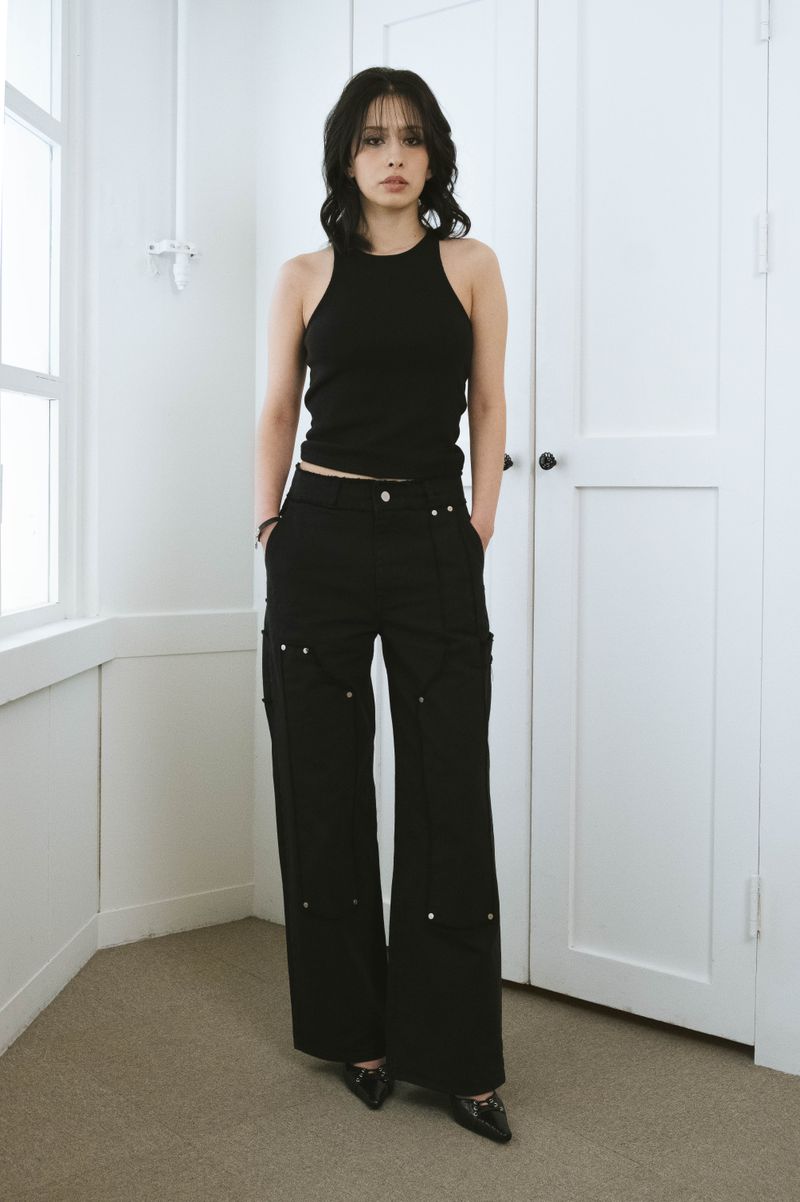 SIS A（シスエイ）の「 ROUGH CARPENTER PANTS / BLACK（Pants）」