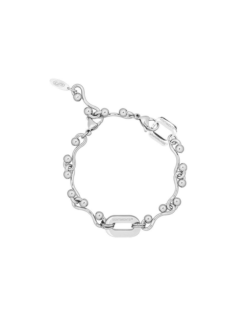 SENTIMENTS（サンティマン）の「NO.598 [SILVER] WAVE TWO HOLD BALL BRACELET（Accessories）」