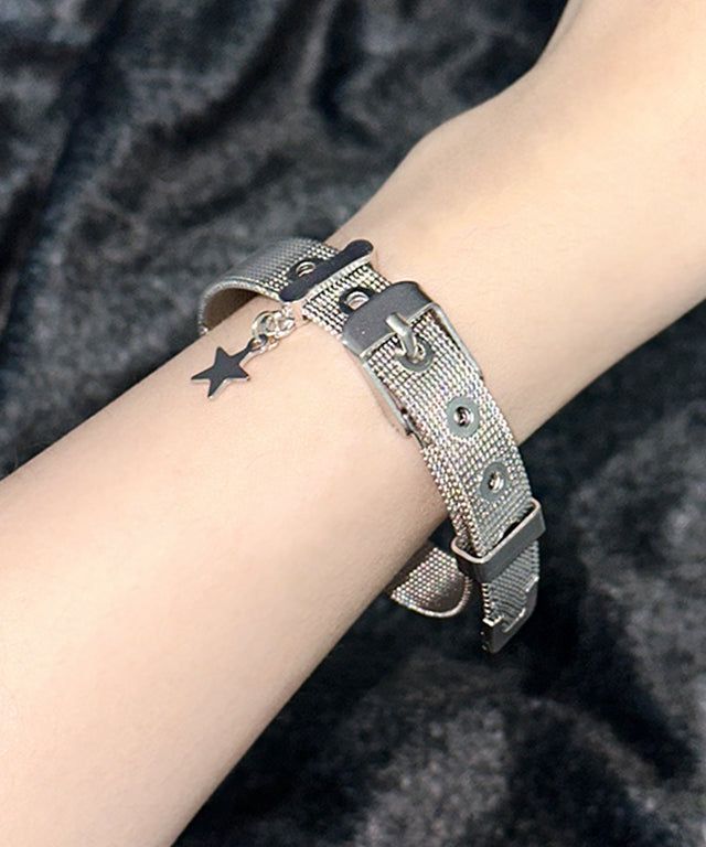 Silver Star Belt Bracelet