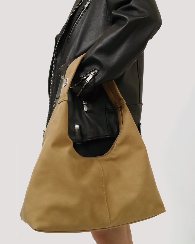 meringue suede camel