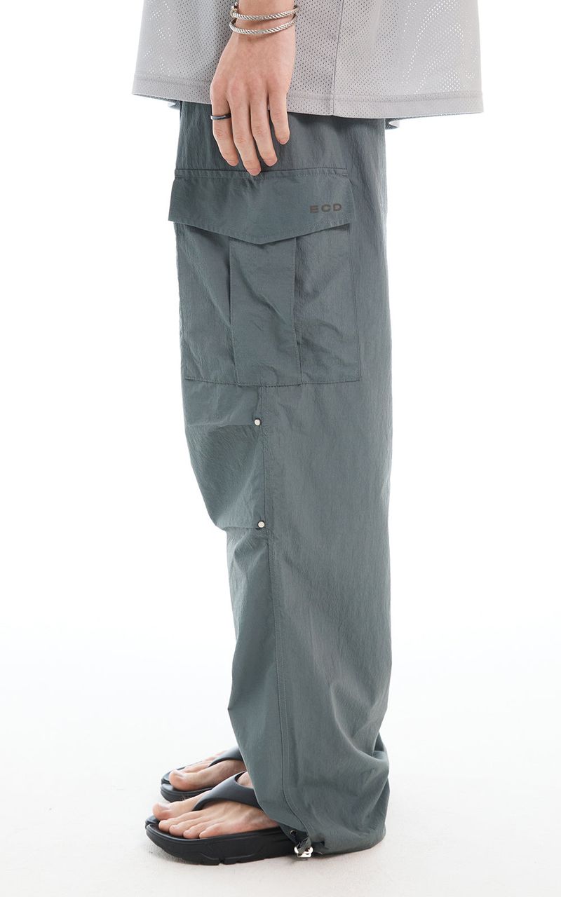 VOLUME CARGO PANTS_DARK GREEN