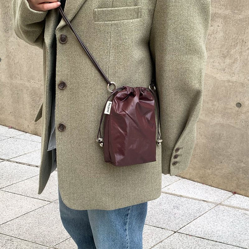 JACKOBAG（ジャックコバッグ）の「Glazed mini bag - BROWN（Bags）」