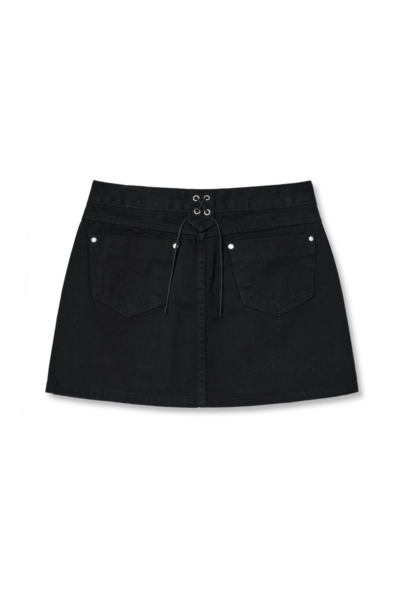belt skirt (black)