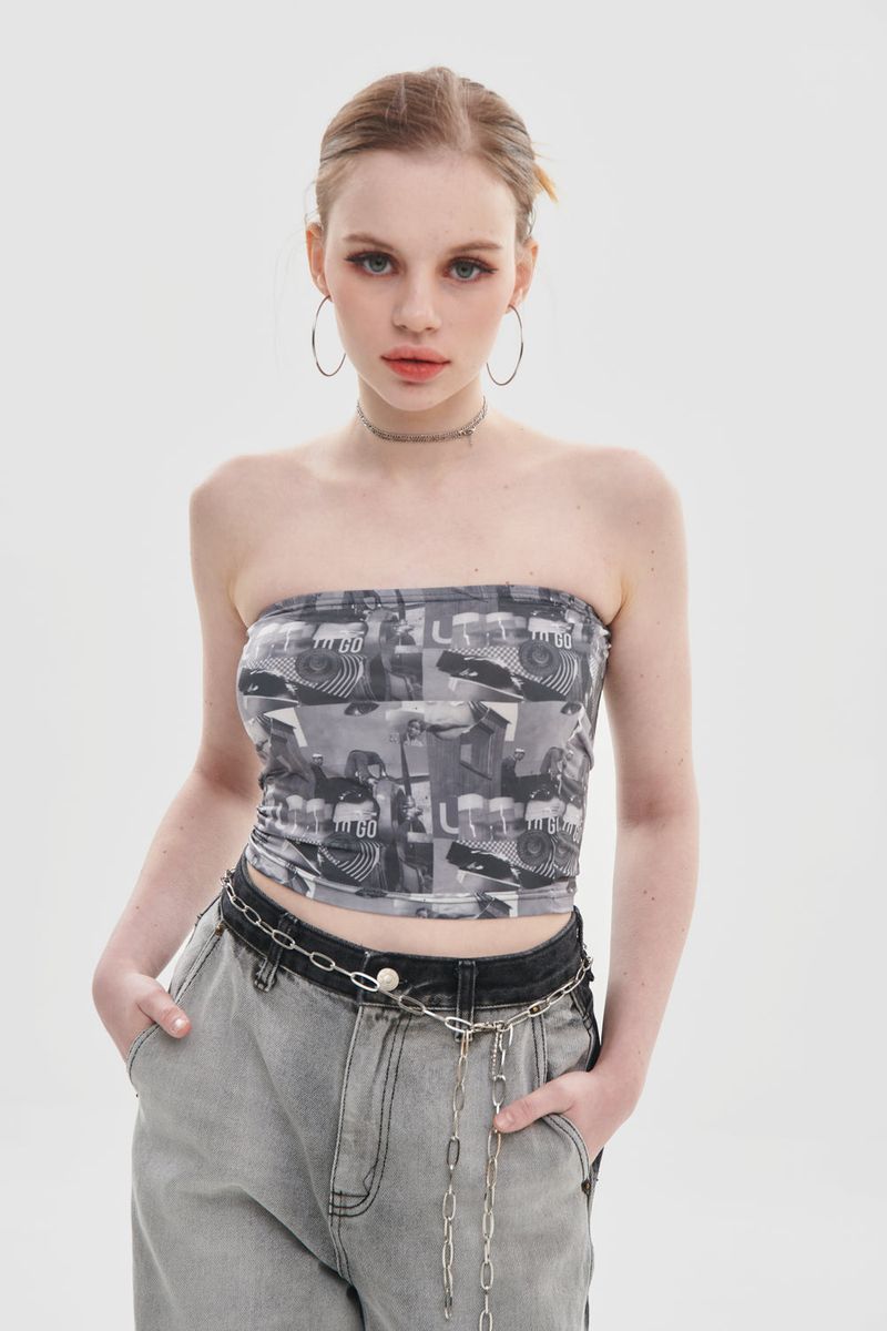GATELESS（ゲートレス）の「BEER TUBE TOP（Tops）」