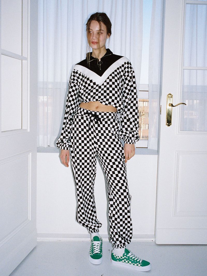 CLUT STUDIO(クラットスタジオ)の「0 3 checkerboard jogger pants - BLACK(Pants)」