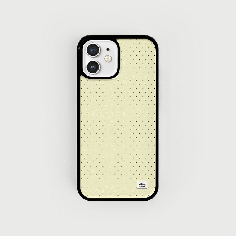 Dot epoxy case (lemon)