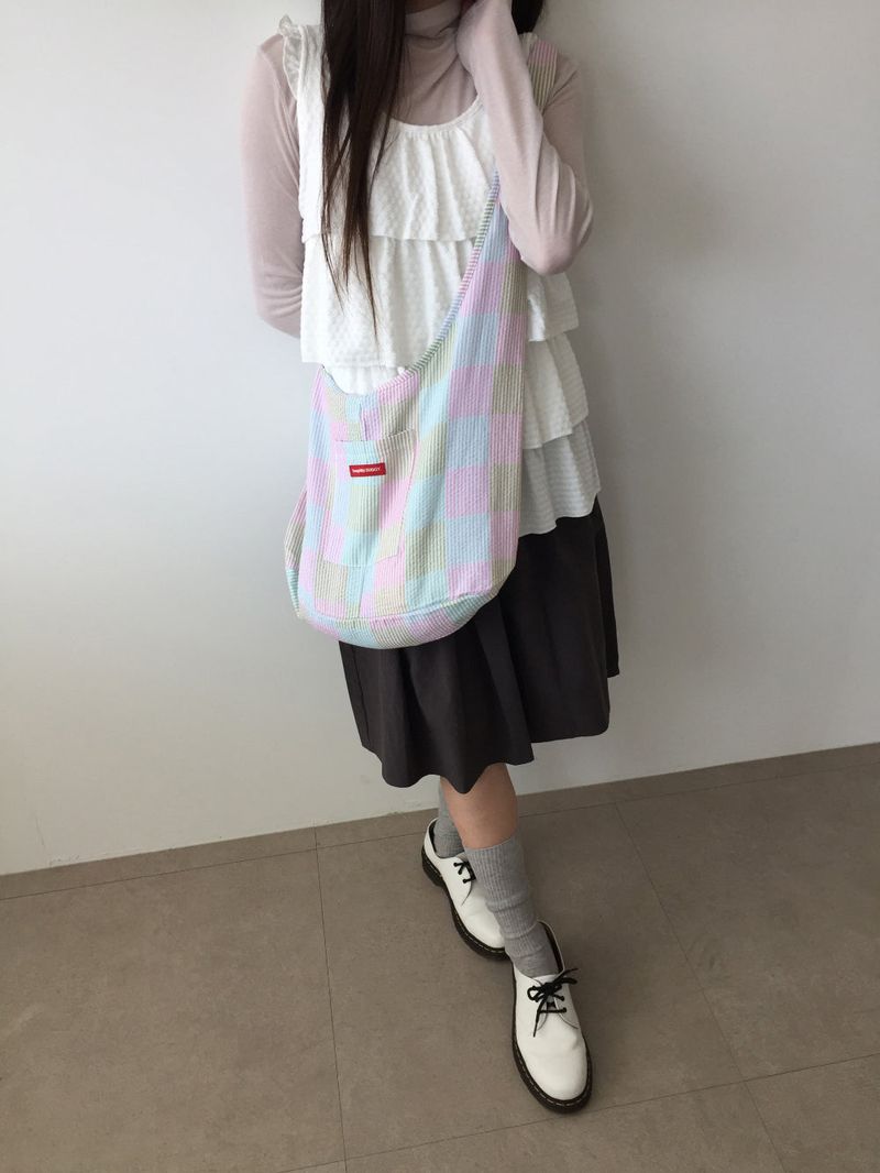 ペールブルームミディスカート (3color)