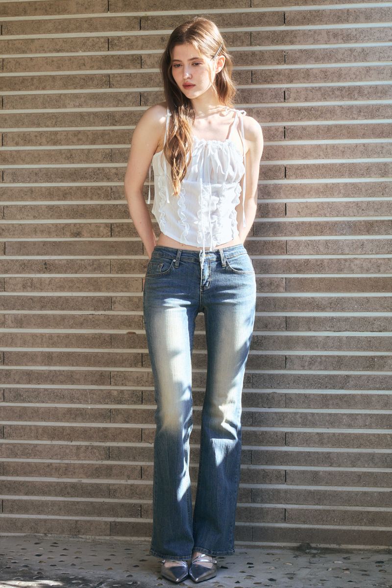 CIEL BOOTCUT DENIM PANTS / LIGHT BLUE