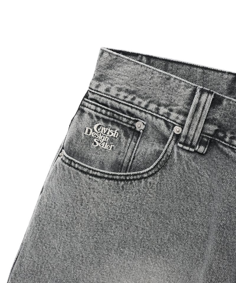 OVERDYED DENIM SHORTS GREY(CV2FMUD161A)