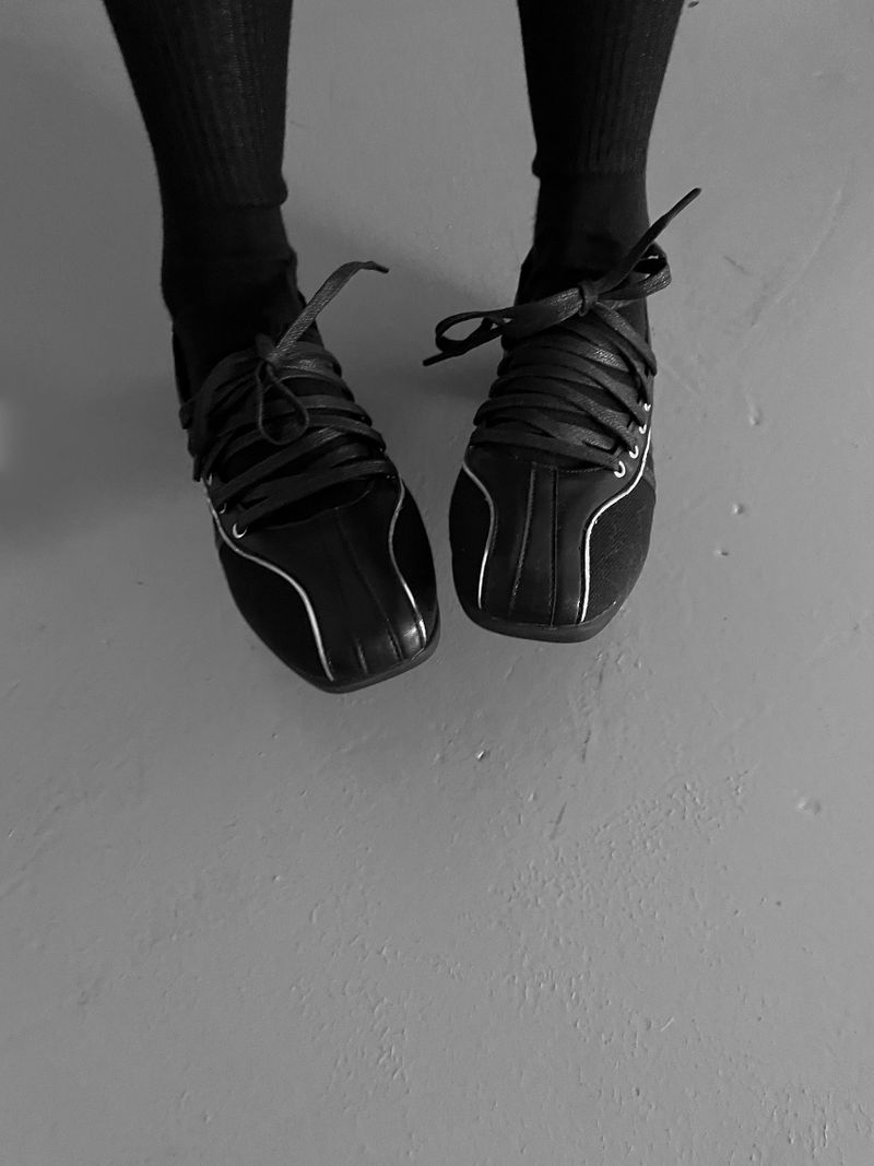 track flat shoes(2 color)