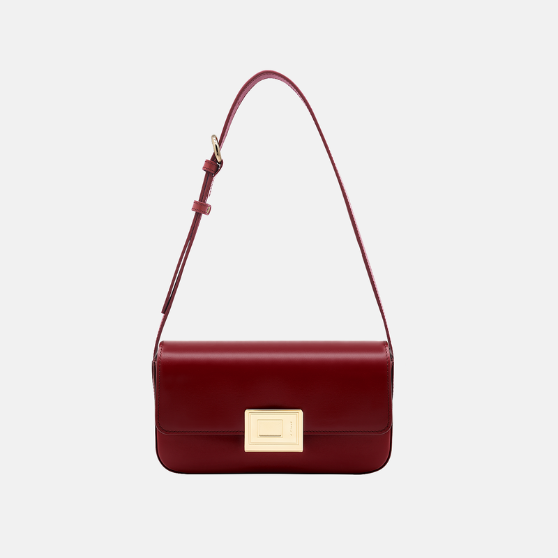 Book Lock Baguette Bag-S