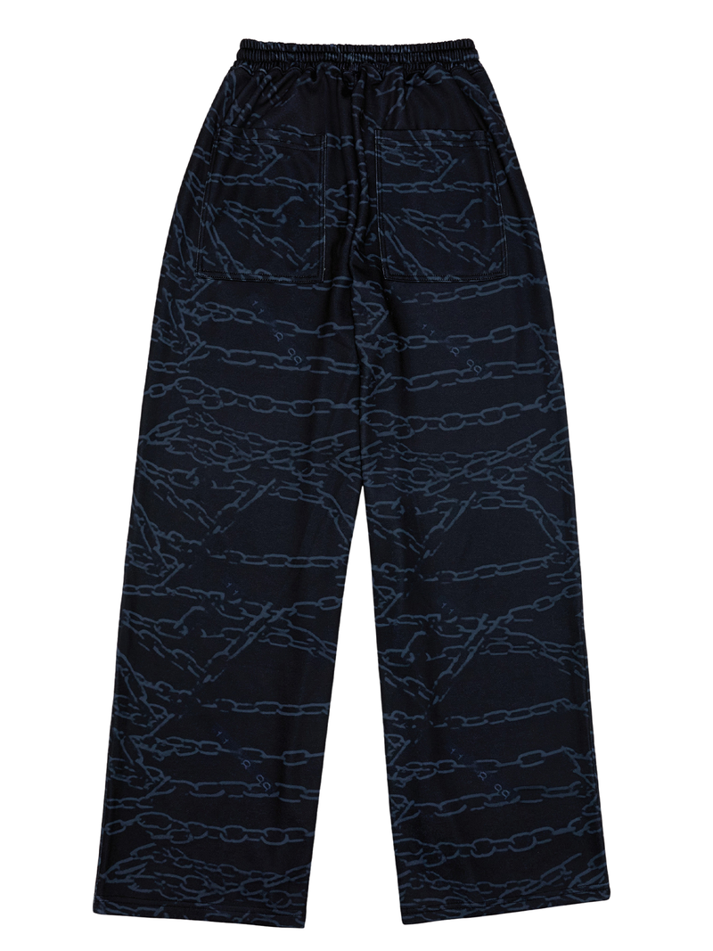 Chain Embroidery Pants