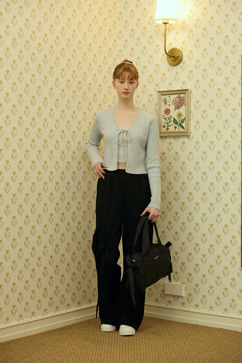 CURVE SHIRRING PANTS