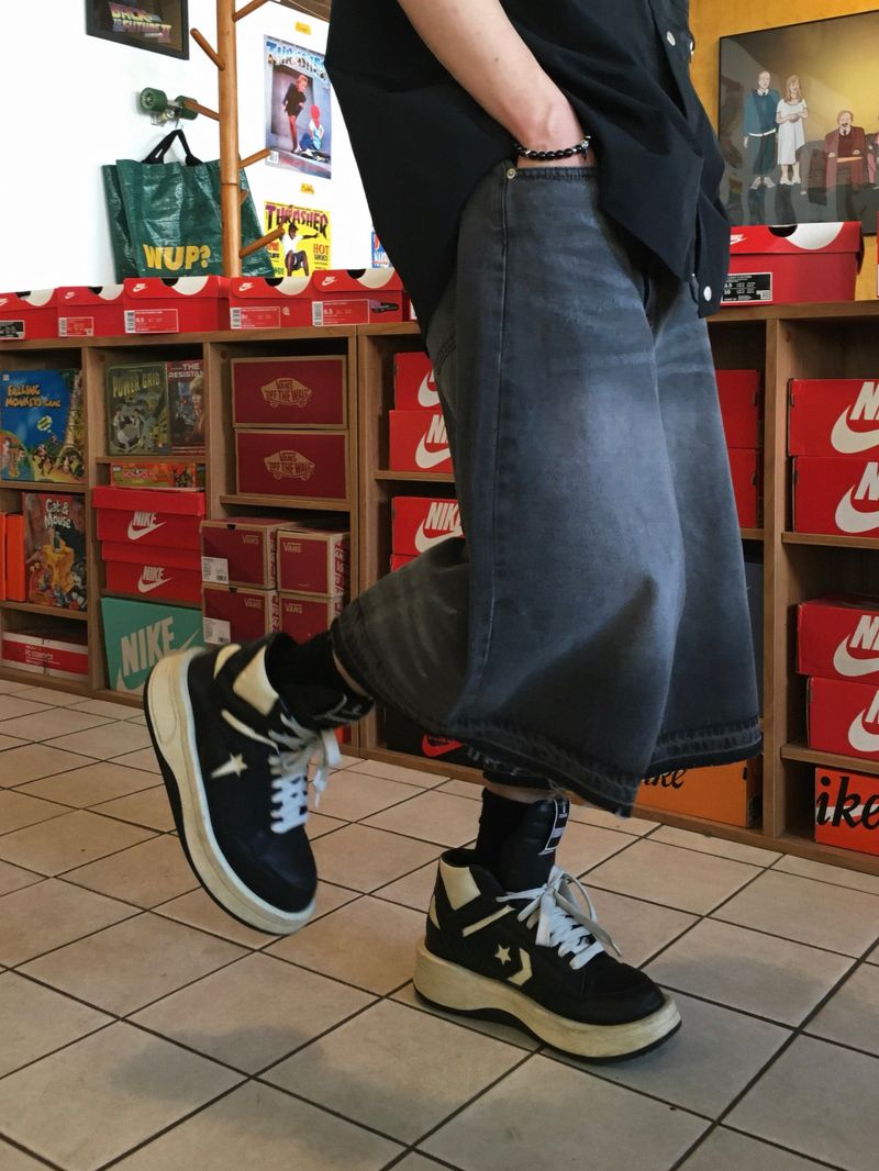 Brush Cutting Bermuda Denim Pants 2C