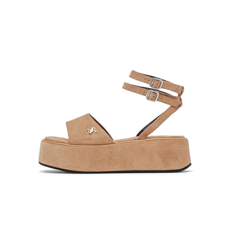 SSIMEEZ（シミズ）の「Ankle Strap Platform Sandal(Beige)（Shoes）」